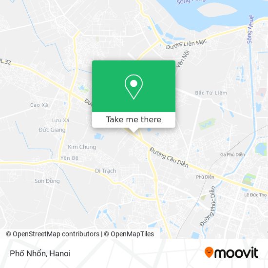 Phố Nhổn map