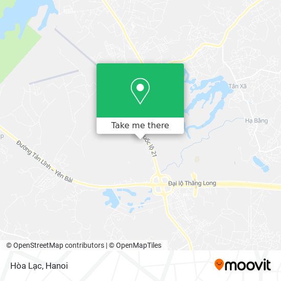 Hòa Lạc map