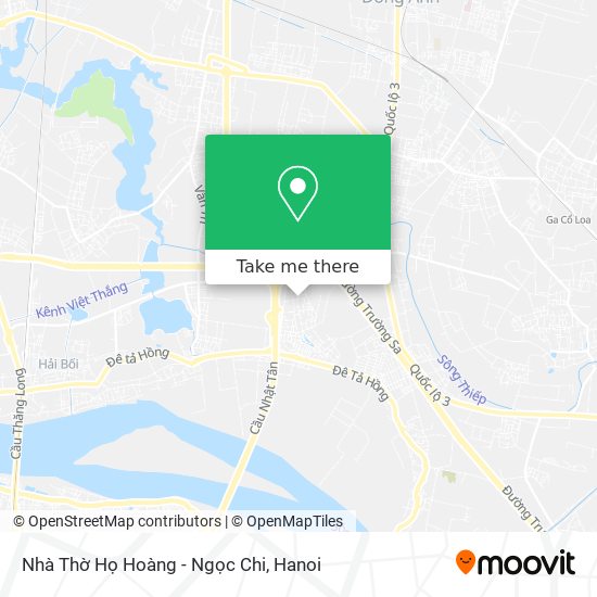 Nhà Thờ Họ Hoàng - Ngọc Chi map