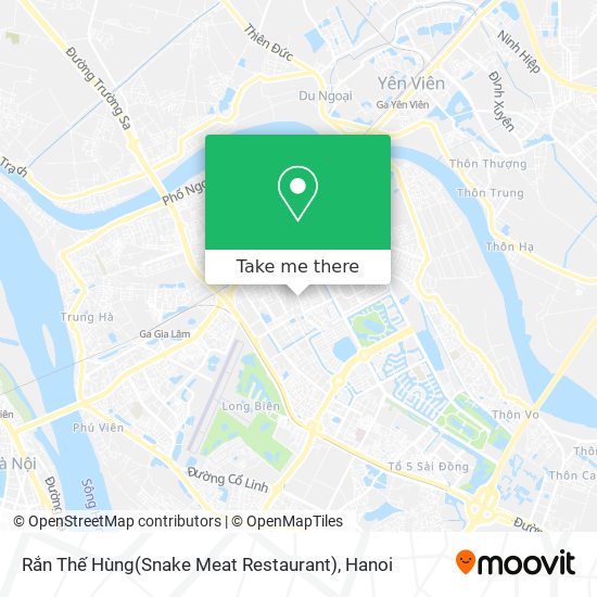 Rắn Thế Hùng(Snake Meat Restaurant) map