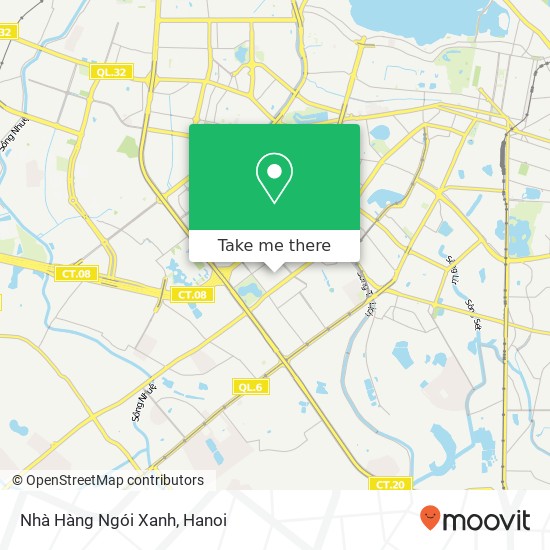 Nhà Hàng Ngói Xanh map