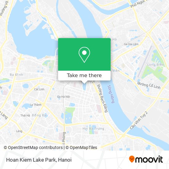 Hoan Kiem Lake Park map
