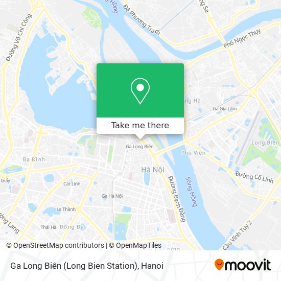 How to get to Ga Long Biên (Long Bien Station) in Quận Hoàn Kiếm by bus?