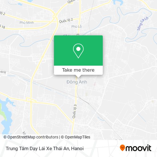 Trung Tâm Dạy Lái Xe Thái An map