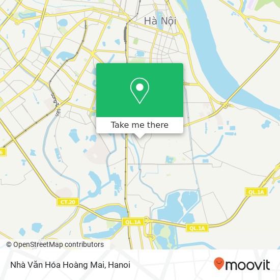 Nhà Văn Hóa Hoàng Mai map