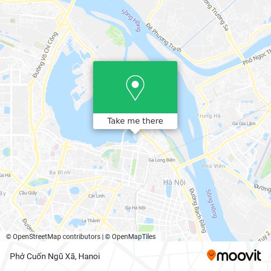 Phở Cuốn Ngũ Xã map