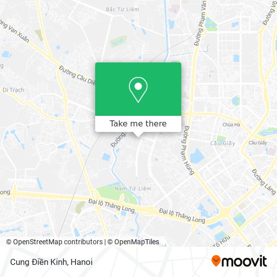 Cung Điền Kinh map