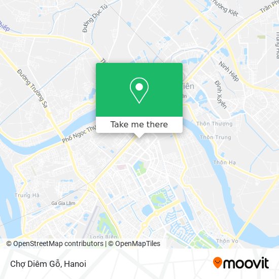 Chợ Diêm Gỗ map