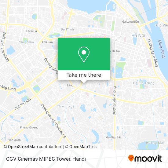 CGV Cinemas MIPEC Tower map