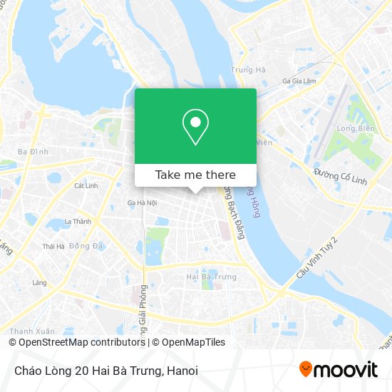 Cháo Lòng 20 Hai Bà Trưng map