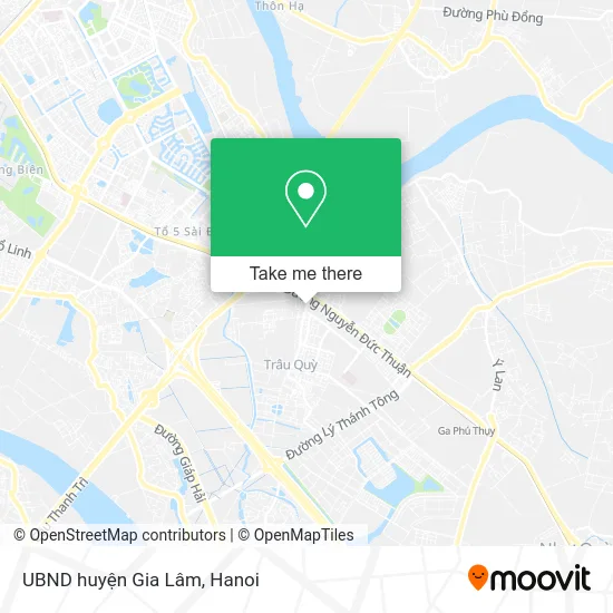 UBND huyện Gia Lâm map