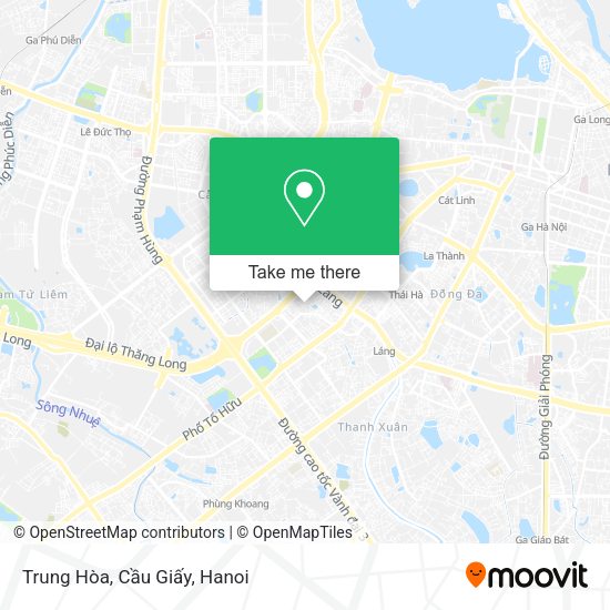 Trung Hòa, Cầu Giấy map