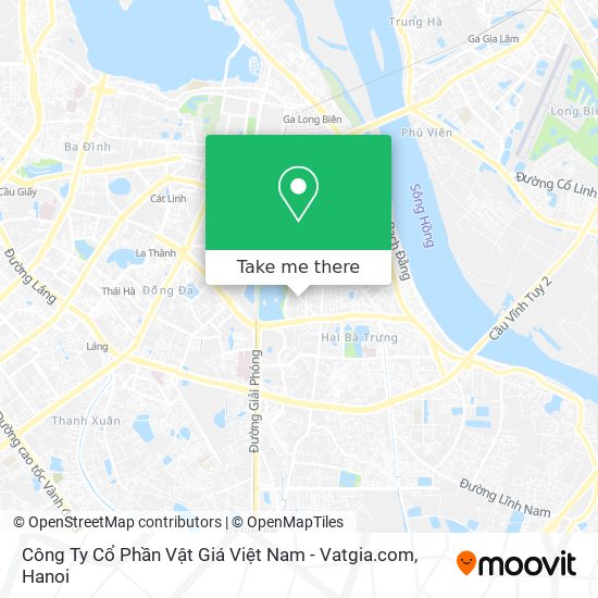 Công Ty Cổ Phần Vật Giá Việt Nam - Vatgia.com map