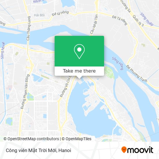 Công viên Mặt Trời Mới map