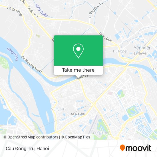 Cầu Đông Trù map