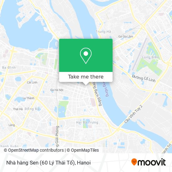 Nhà hàng Sen (60 Lý Thái Tổ) map