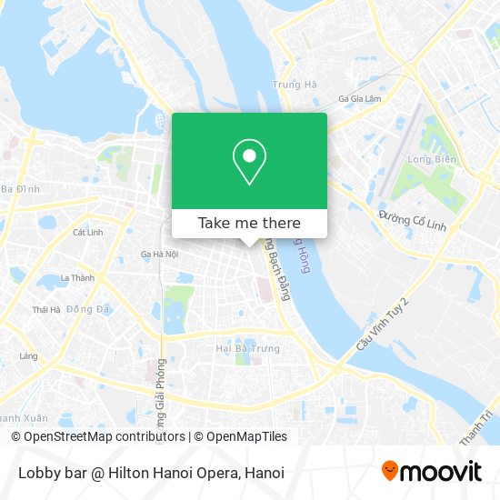 Lobby bar @ Hilton Hanoi Opera map