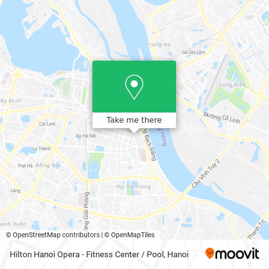 Hilton Hanoi Opera - Fitness Center / Pool map