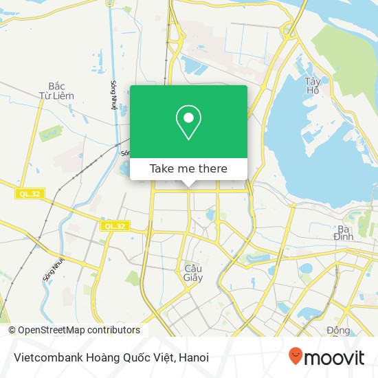 Vietcombank Hoàng Quốc Việt map