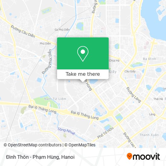 Đình Thôn - Phạm Hùng map