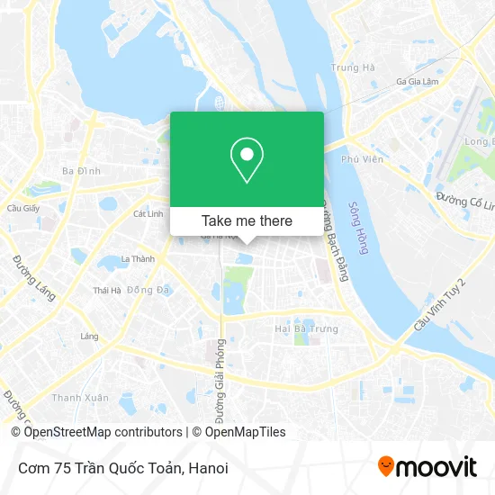 Cơm 75 Trần Quốc Toản map