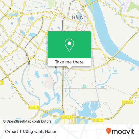 C-mart Trương Định map