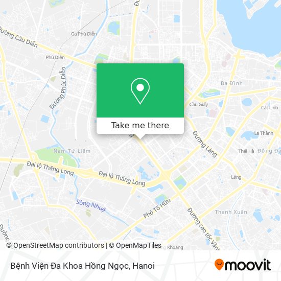 Bệnh Viện Đa Khoa Hồng Ngọc map