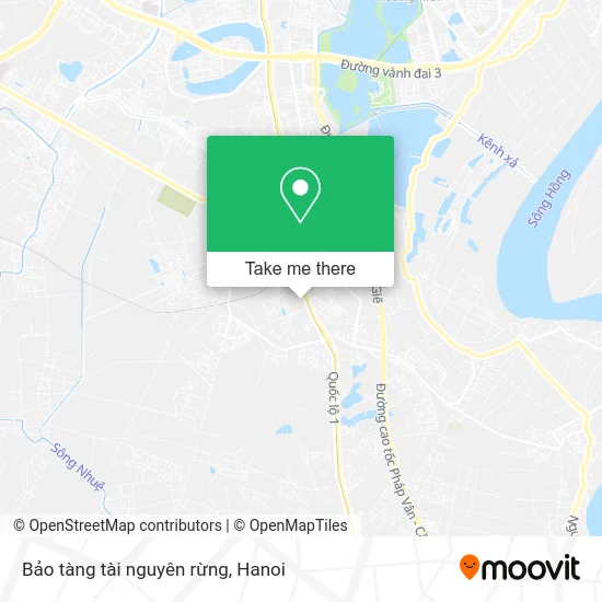 Bảo tàng tài nguyên rừng map