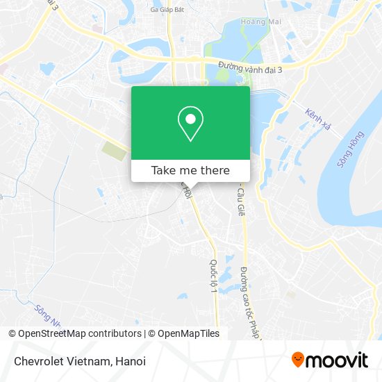 Chevrolet Vietnam map