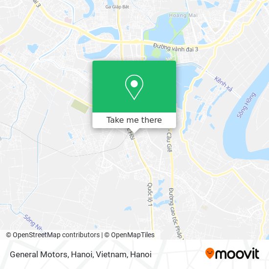 General Motors, Hanoi, Vietnam map