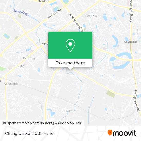 Chung Cư Xala Ct6 map