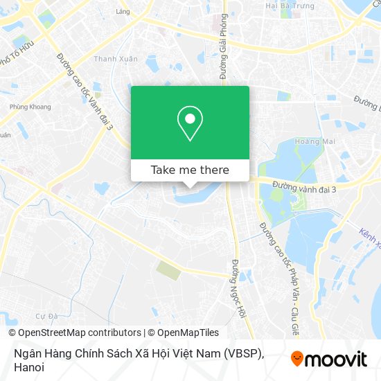 Ngân Hàng Chính Sách  Xã Hội Việt Nam (VBSP) map