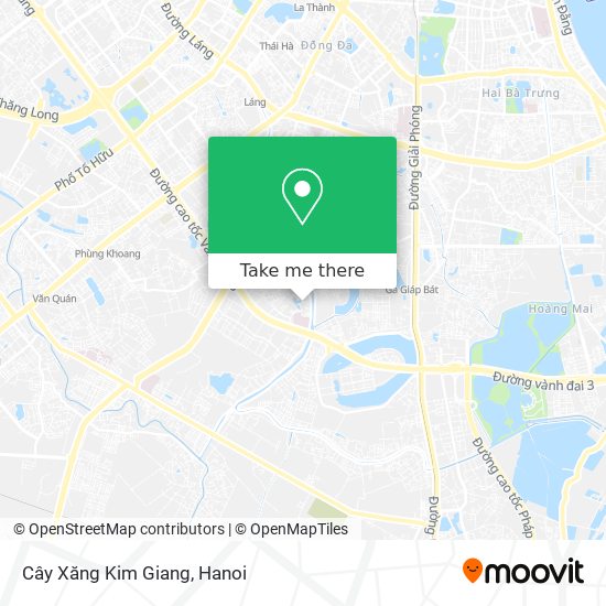 Cây Xăng Kim Giang map