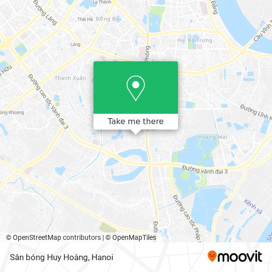 Sân bóng Huy Hoàng map