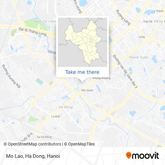 Mo Lao, Ha Dong map