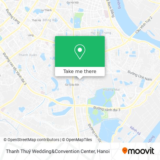 Thanh Thuỷ Wedding&Convention Center map