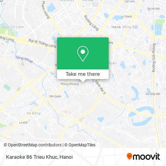 Karaoke 86 Trieu Khuc map
