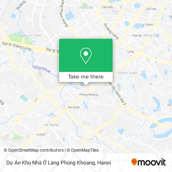 Dự Án Khu Nhà Ở Làng Phùng Khoang map