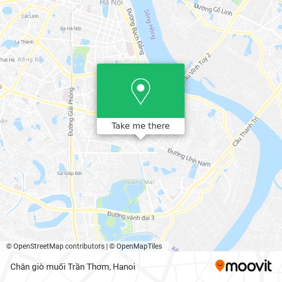 Chân giò muối Trần Thơm map