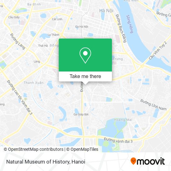 Natural Museum of History map