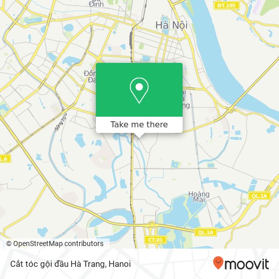 Cắt tóc gội đầu Hà Trang map