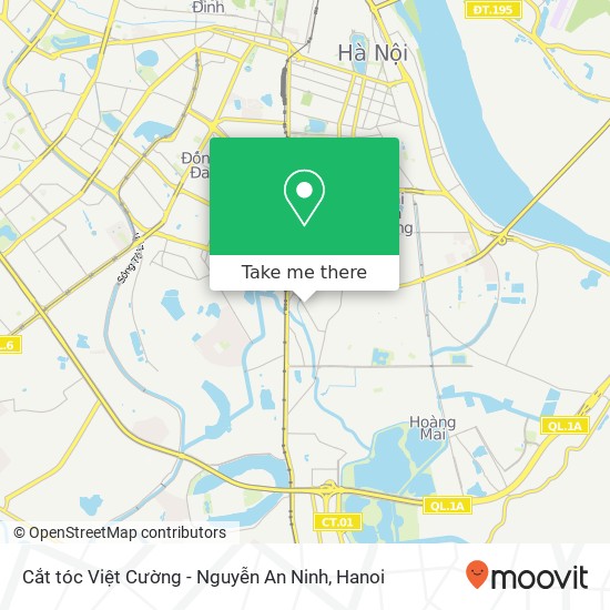 Cắt tóc Việt Cường - Nguyễn An Ninh map