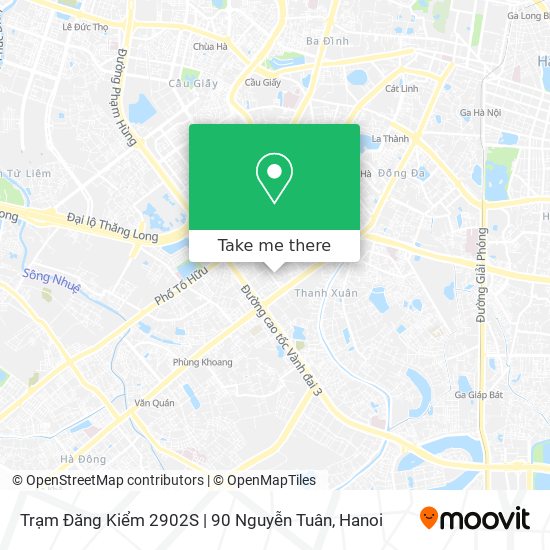 Trạm Đăng Kiểm 2902S | 90 Nguyễn Tuân map