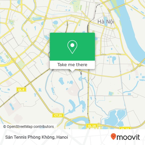 Sân Tennis Phòng Không map