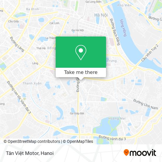 Tân Việt Motor map