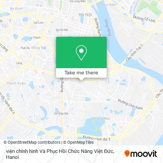 viện chỉnh hình Và Phục Hồi Chức Năng Việt Đức map