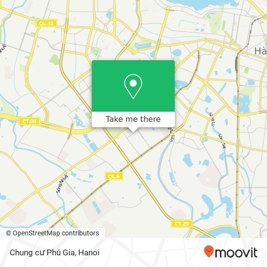 Chung cư Phú Gia map