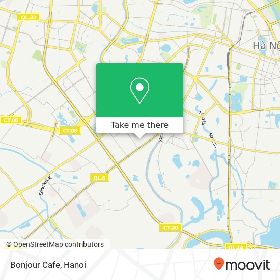 Bonjour Cafe map