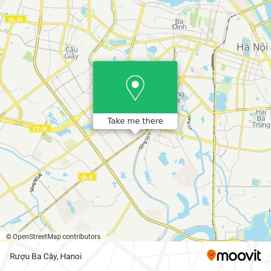 Rượu Ba Cây map