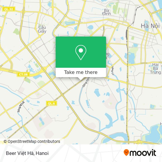 Beer Việt Hà map